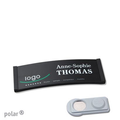 Naambadges polar® color-complete magneet smag® magneet | null | 64 x 22 mm