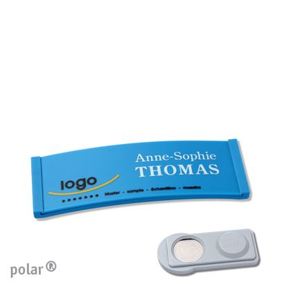 Naambadges polar® color-complete magneet smag® magneet | null | 64 x 22 mm
