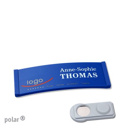 Naambadges polar® color-complete magneet smag® magneet | null | 64 x 22 mm