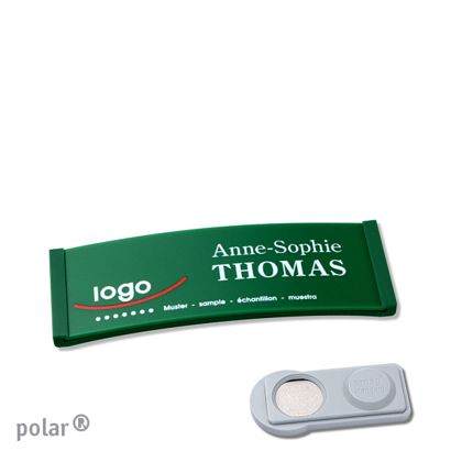 Naambadges polar® color-complete magneet smag® magneet | null | 64 x 22 mm