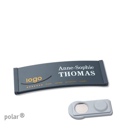 Naambadges polar® color-complete magneet smag® magneet | null | 64 x 22 mm