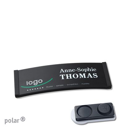 Naambadges polar® color-complete magneet smag® magneet, extra sterk | null | 64 x 22 mm