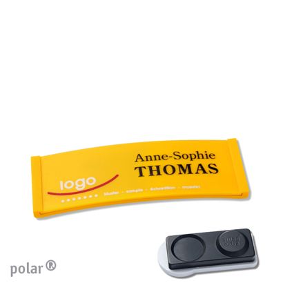 Naambadges polar® color-complete magneet smag® magneet, extra sterk | null | 64 x 22 mm