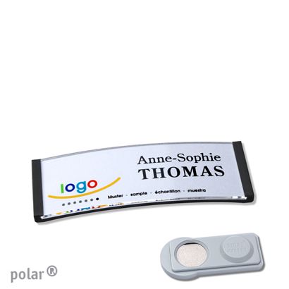 Naambadges polar® quick-print magneet smag® magneet | null | 64 x 22 mm