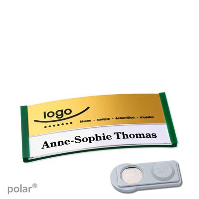 Naambadges polar® alu-print magneet smag® magneet | null | null | 65 x 30 mm