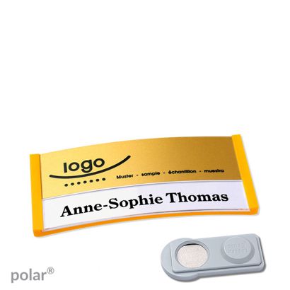 Naambadges polar® alu-print magneet smag® magneet | null | null | 65 x 30 mm