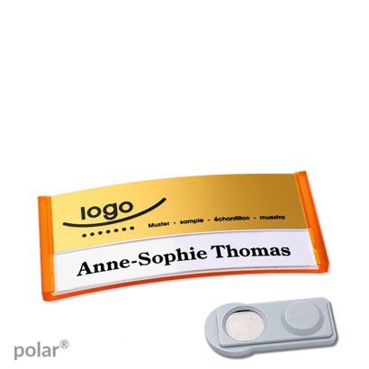 Naambadges polar® alu-print magneet smag® magneet | null | null | 65 x 30 mm