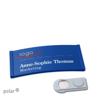 Naambadges polar® color-complete magneet smag® magneet | null | 65 x 30 mm