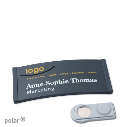 Naambadges polar® color-complete magneet smag® magneet | null | 65 x 30 mm