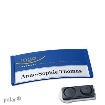Naambadges polar® color-print magneet smag® magneet, extra sterk | null | 65 x 30 mm