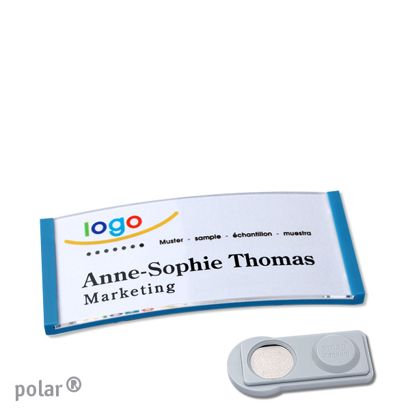 Naambadges polar® quick-print magneet smag® magneet | null | 65 x 30 mm