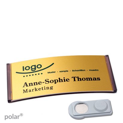 Naambadges polar® alu-complete magneet smag® magneet | null | null | 74 x 34 mm