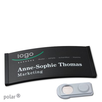 Naambadges polar® color-complete magneet smag® magneet | null | 74 x 34 mm