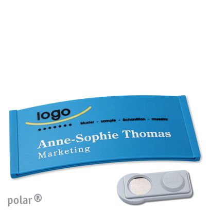 Naambadges polar® color-complete magneet smag® magneet | null | 74 x 34 mm