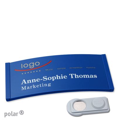 Naambadges polar® color-complete magneet smag® magneet | null | 74 x 34 mm