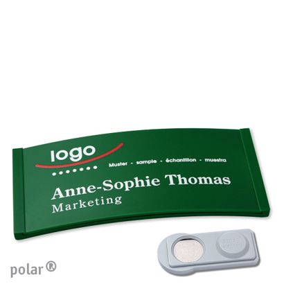 Naambadges polar® color-complete magneet smag® magneet | null | 74 x 34 mm