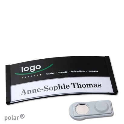Naambadges polar® color-print magneet smag® magneet | null | 74 x 34 mm