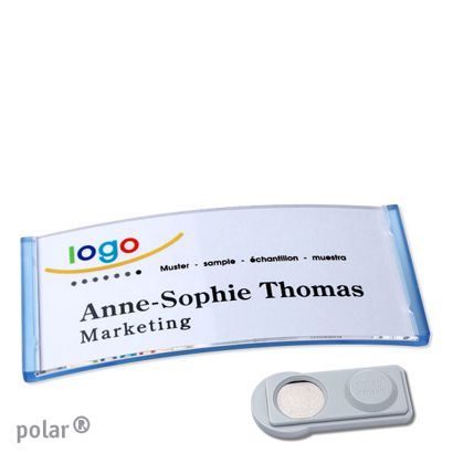 Naambadges polar® quick-print magneet smag® magneet | null | 74 x 34 mm