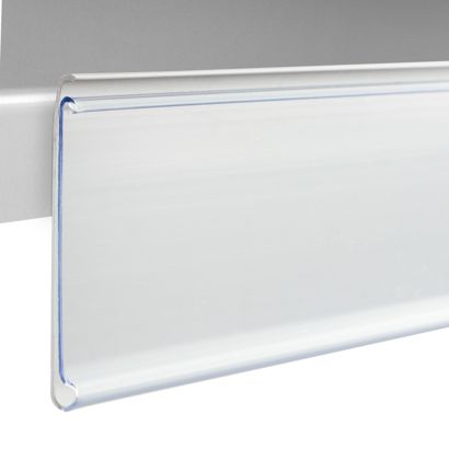 Scanrail DBR, zelfklevend, met grijprand 39 mm | 1000 mm | wit  | zelfklevend (standaard tape) 