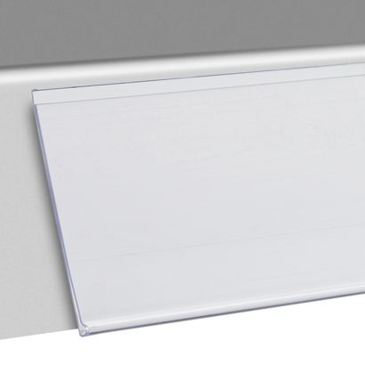 Prijsrail/scanrail DBR, zelfklevend 55 mm | 100 mm | transparant  | zelfklevend (standaard tape) 