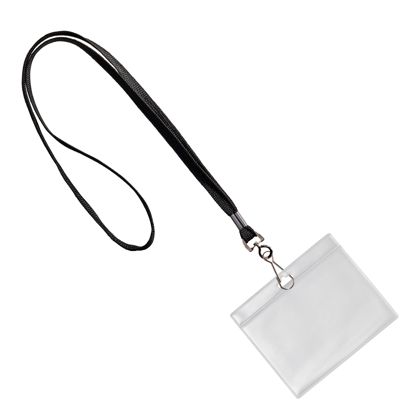 Badges met draagband liggend formaat | null | A7