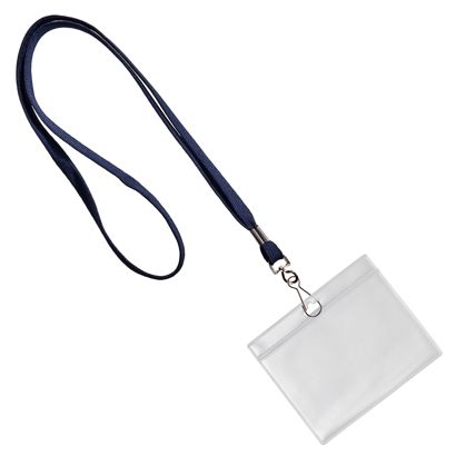 Badges met draagband liggend formaat | null | A7