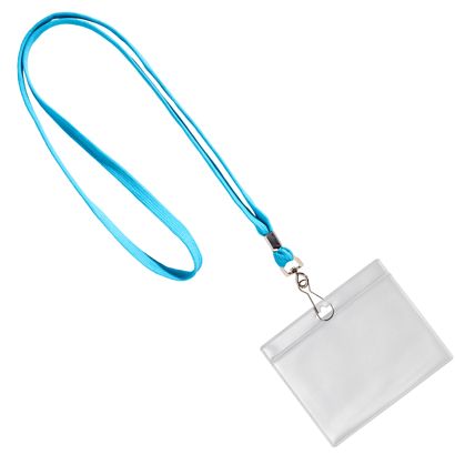 Badges met draagband liggend formaat | null | A7
