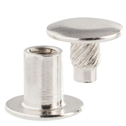 Busschroeven met inslagkop, vernikkeld 7 mm