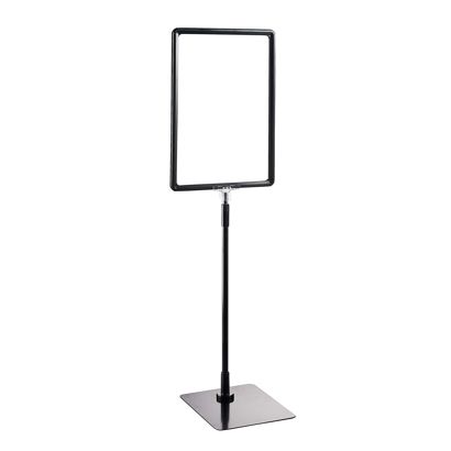 Posterframe met voet en houder (set) A4 null | null | onderstel: zwart