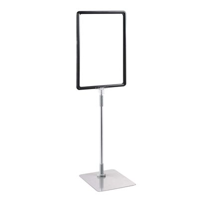 Posterframe met voet en houder (set) A4 null | null | onderstel: grijs