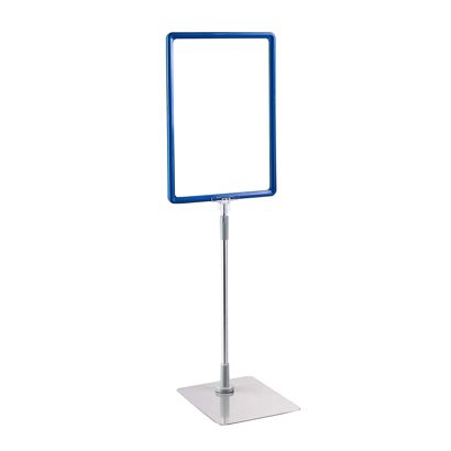 Posterframe met voet en houder (set) A4 null | null | onderstel: grijs