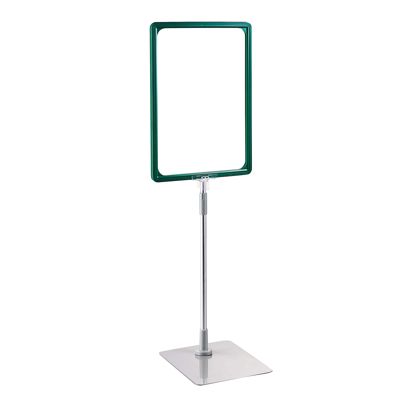 Posterframe met voet en houder (set) A4 null | null | onderstel: grijs