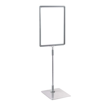 Posterframe met voet en houder (set) A4 null | null | onderstel: grijs