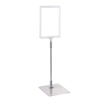 Posterframe met voet en houder (set) A5 null | null | onderstel: grijs