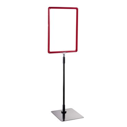 Posterframe met voet en houder (set) A5 null | null | onderstel: zwart