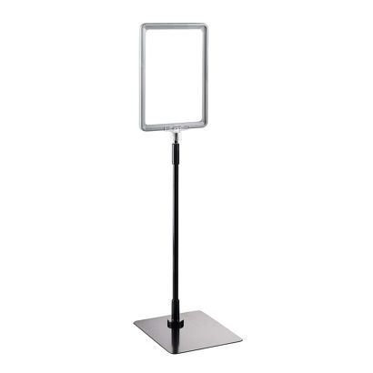 Posterframe met voet en houder (set) A5 null | null | onderstel: zwart