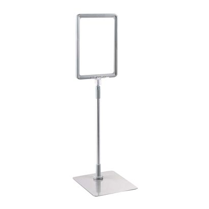 Posterframe met voet en houder (set) A5 null | null | onderstel: grijs