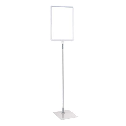 Posterframe met voet en houder (set) A4 null | null | onderstel: grijs