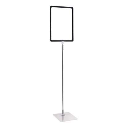 Posterframe met voet en houder (set) A4 null | null | onderstel: grijs