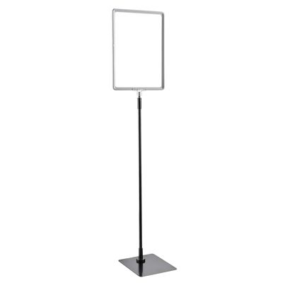 Posterframe met voet en houder (set) A4 null | null | onderstel: zwart