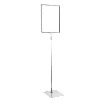 Posterframe met voet en houder (set) A4 null | null | onderstel: grijs