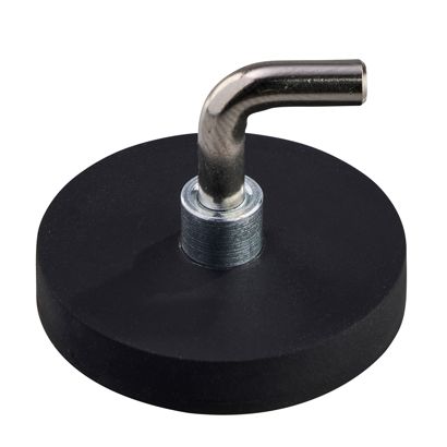 Magneet met rubbercoating met L-haak 31 mm | null