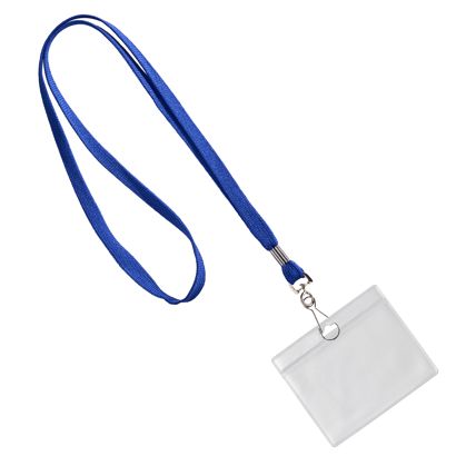 Badges met draagband liggend formaat | null | 86 x 54 mm