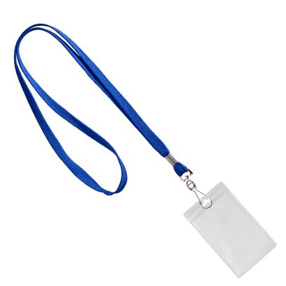Badges met draagband staand formaat | null | 86 x 54 mm