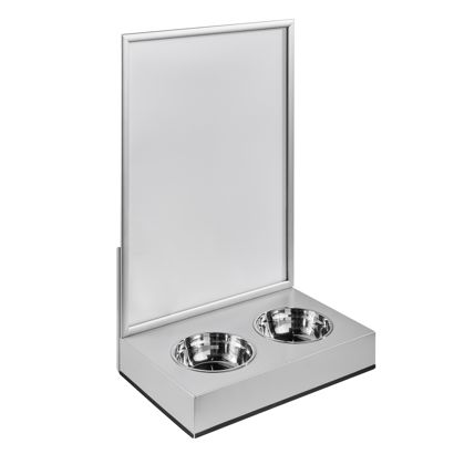 Hondendrinkstation A1 zilver 