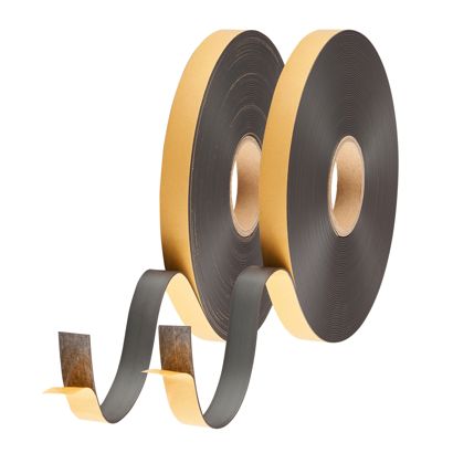 Magneetband met contradeel, zelfklevend 25,4 mm | A+B (SET) standaard lijm