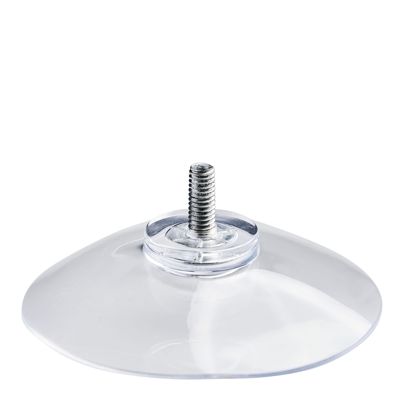 Zuignap met schroefdraad 50 mm | M4, 10 mm lang