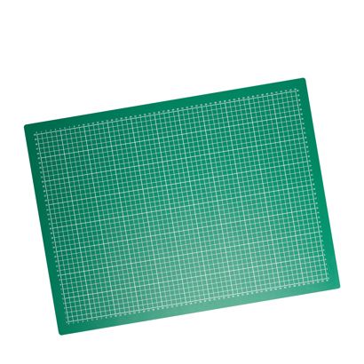 Snijmat, A2, 60 x 45 cm, zelfherstellend, met raster/ruitpatroon null
