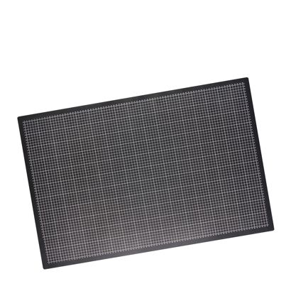 Snijmat, A1, 90 x 60 cm, zelfherstellend, met raster/ruitpatroon grijs|zwart 