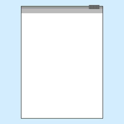 Zakjes met zipsluiting, PE-folie 160 x 220 mm | 60 µm